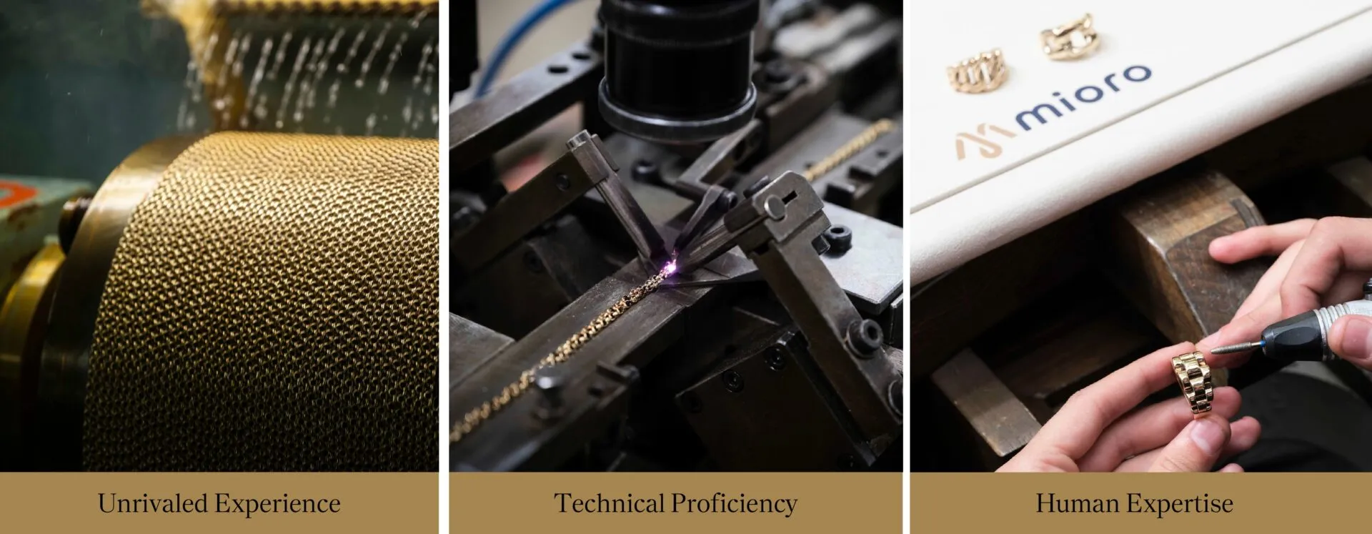 Mioro gold chain manufacturer - gold chain production