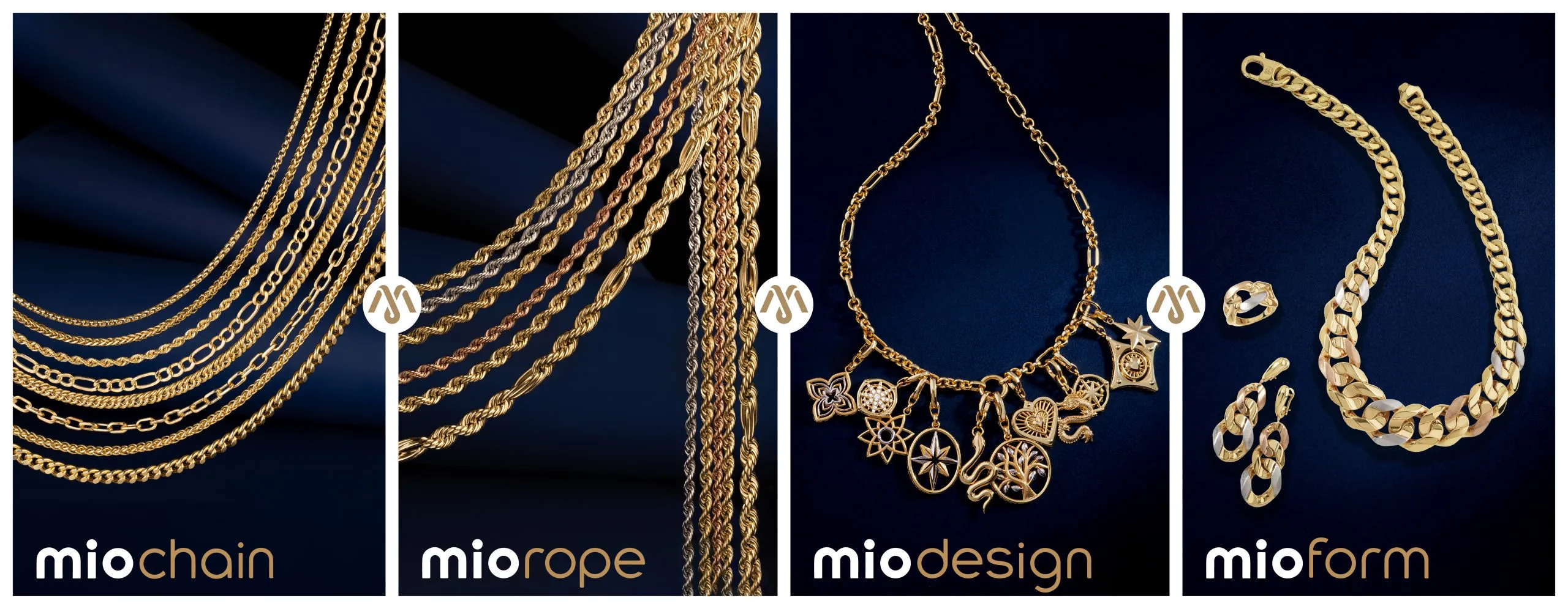 Mioro gold chain manufacturer - homepage banner