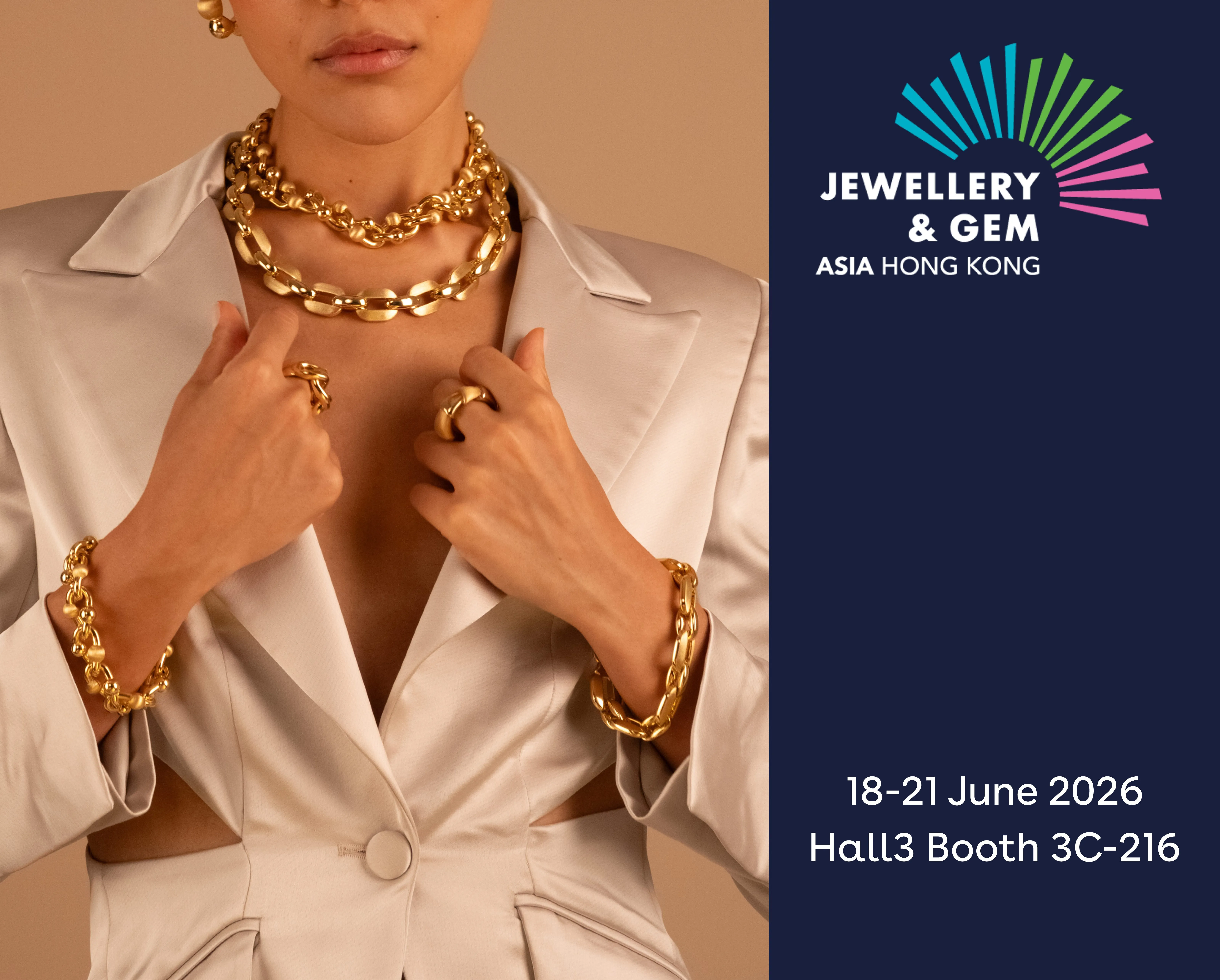 Mioro gold chain manufacturer - exhibition booth 4