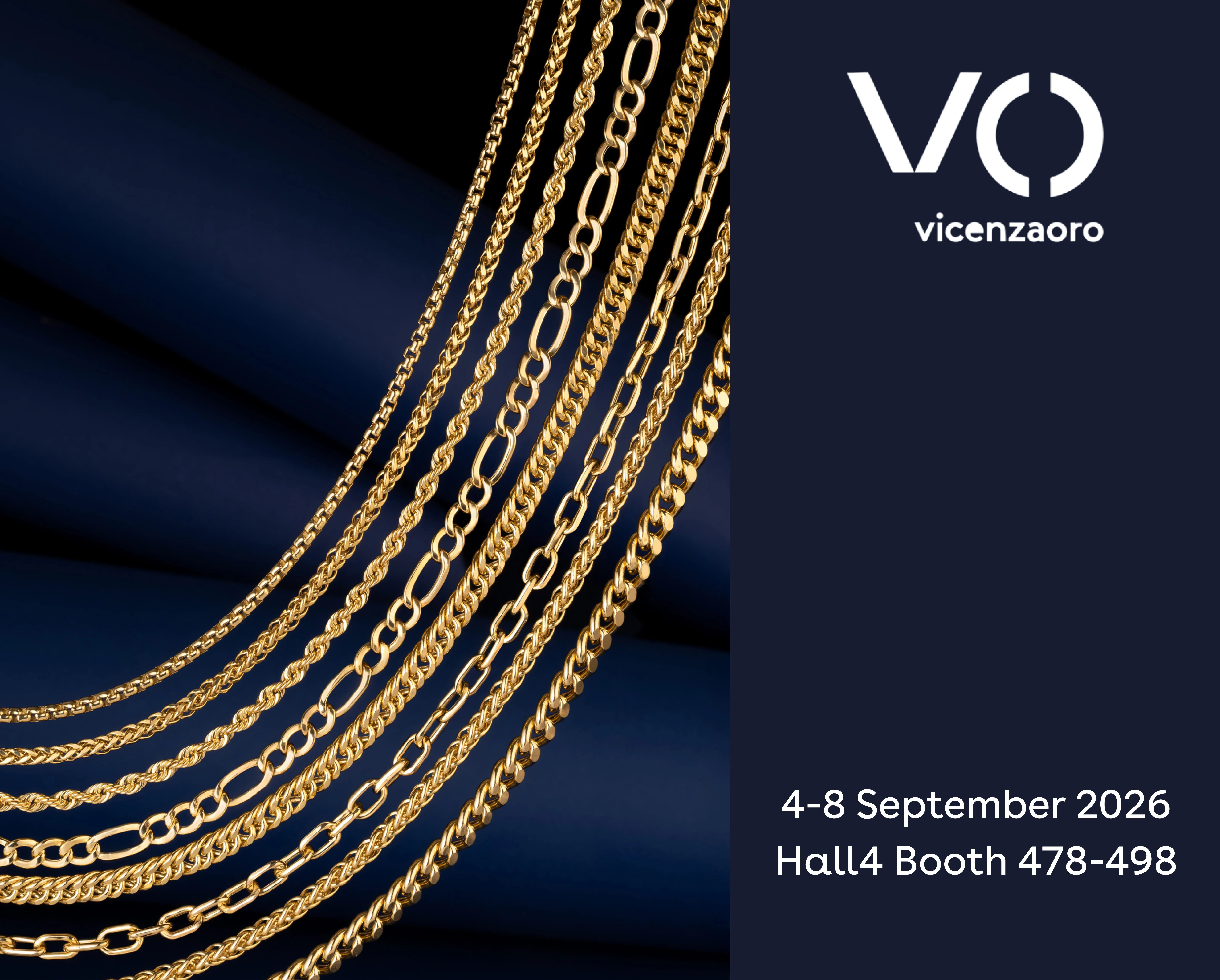 Mioro gold chain manufacturer - exhibition booth 6